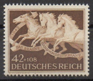 Michel Nr. 815, Galopprennen postfrisch.